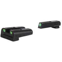 

TruGlo TFO Day/Night Sight Set, Includes Novak LoMount Cut .260 Green Front, .500 Green Rear for 1911 3" Officers & 4.25" Commander in .45ACP
