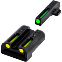 

TruGlo Brite-Site Tritium Fiber Optic Sight Set for Sig Sauer Handguns, Green Front/Yellow Rear, #8/#8