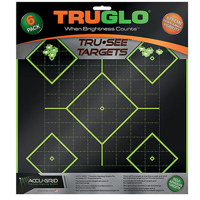 

TruGlo Tru-See 5-Diamond Splatter Target, 12x12", Fluorescent Green, 6 Pack