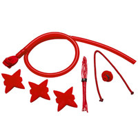 

TruGlo Bow Accessory Kit, Includes Slotted Kisser Button, 3xString Silencers, 36" BCY String Serving, D-loop Material, Centra Peep Xtreme, Red