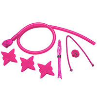 

TruGlo Bow Accessory Kit, Includes Slotted Kisser Button, 3xString Silencers, 36" BCY String Serving, D-loop Material, Centra Peep Xtreme, Pink