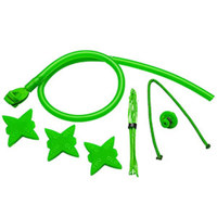 

TruGlo Bow Accessory Kit, Includes Slotted Kisser Button, 3xString Silencers, 36" BCY String Serving, D-loop Material, Centra Peep Xtreme, Green