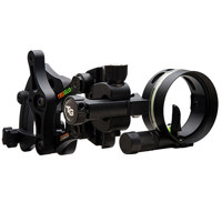 

TruGlo Archer's Choice Range-Rover Micro-Adjust Slider 1-Pin Bow Sight, .010" Diameter, Black