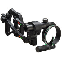 

TruGlo Pendulum 1-Pin Bow Sight with Light, Adjustable Bracket, 0.029" Diameter, Black