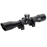 

TruGlo 4x32 Tru-Brite Xtreme Tactical Riflescope, Matte Black Finish with Mil-Dot Reticle, 1" Tube