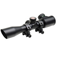 

TruGlo 4x32 Tactical Riflescope, Matte Black Finish with Illuminated Mil-Dot Reticle, 1" Tube Diameter, Rings