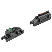 

TruGlo Pro-Series Slug Gun Sight Set, 6mm Base Front Red Ramp & Rear Green Notch