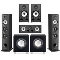 

Triangle Borea 5.1.2 Surround Sound Speaker Package in Black Ash with Rel Acoustics T/7i Subwoofers