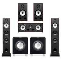 

Triangle Borea 5.1.2 Surround Sound Speaker Package in Walnut with Rel Acoustics T/7i Subwoofers