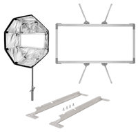 

TRP Worldwide Octa 3' SNAPBAG for RABBIT-EARS - Bundle With TRP Worldwide RABBIT-EARS Rectangular 2x1 LED Panels, TRP Worldwide RABBIT-EARS Adapter for Aputure Nova P300c