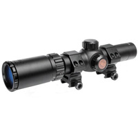 

TruGlo 1-4x24 Tru Brite 30 Hunter Riflescope, Matte Black with Circle Duplex Reticle, Offset Picatinny Mount, 30mm Center Tube