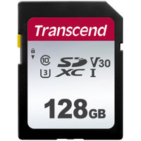 

Transcend 128GB 300S UHS-I U3 SDXC Memory Card