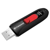 

Transcend 16GB JetFlash 590 USB 2.0 Capless Flash Drive, Black