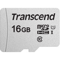 

Transcend 16GB 300S UHS-I U1 microSDHC Memory Card with SD Adapter