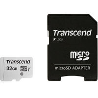 

Transcend 32GB 300S UHS-I U1 microSDHC Memory Card with SD Adapter