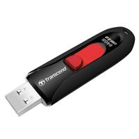 

Transcend 64GB JetFlash 590 USB 2.0 Capless Flash Drive, Black