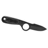 

12 Survivors BKE Series Fixed Blade Knife with Sheath, Blackened Finish