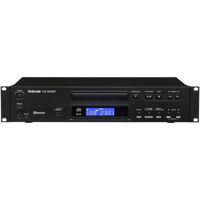 

Tascam CD-200BT Rackmount CD Player with Bluetooth Receiver, 200 Ohms Output Impedance, 3.5mm Stereo Auxiliary Input