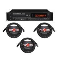 

Tascam CD-RW901MKII Professional CD Recorder/Player with Proprietary TEAC Tray-Loading Transport, Gapless Recording, - With 3 Pack 15' 8mm XLR Mic 3 Pin XLR Male to 3 Pin XLR Female Cable