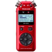 

Tascam DR-05X Stereo Handheld Digital-Audio Recorder and USB Audio Interface, Red