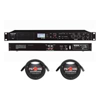 

Tascam SD-20M 4-Track Solid-State Recorder - With 2 Pack 5' 8mm XLR Microphone 3 Pin XLR Male to 3 Pin XLR Female Cable