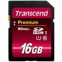 

Transcend 16GB SDHC Class 10 UHS-I 400X Premium Memory Card, 60MB/s Transfer Rate