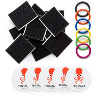 

Tentacle Sync Colored Rubber Bands (6) & Hook and Loop Pads for Timecode Generators