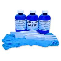 

Tri-Tech Forensics CHE-3170 Forensics Cartridge Case Latent Print Development Kit, Includes Blue Etching Solution, Acidified Peroxide Solution, Distilled Water