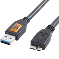 

Tether Tools CU5410 10' Pro USB 3.0 SuperSpeed/Micro-B Cable, Black