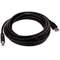 

Tether Tools TetherPro USB 2.0 Type A Male to Type B Male, Gold Plated, 15'