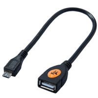 

Tether Tools TetherPro 4.5" USB 2.0 Micro Male to USB Type A Female OTG Adapter for Many Phones and Tablets with a USB 2.0 Micro-B Port