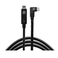 

Tether Tools Tether Tools TetherPro USB-C to USB-C Right Angle, Black
