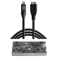 

Tether Tools TetherBLOCK QR Plus Quick Release Plate with TetherPro 15' USB-C to Micro-USB 3.0 Type-B Cable, Black
