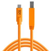 

Tether Tools TetherPro USB-C to 3.0 Male B Cable, 15', Orange