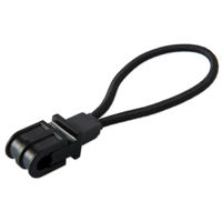 

Tether Tools Jerkstopper 4" Stretch Cable Support for Any Strap/Hook/Rail, Fits Any Cord or Cable with Diameters from 3.5-8.5mm