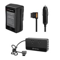 

Tether Tools SDAC110 ONsite D-Tap to AC Power Supply, 110V U.S. Version - Bundle With SDBV150 ONsite D-Tap Battery with V-Mount 14.8V, SDA126 ONsite AC Power Supply Car Adapter