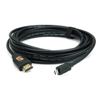 

Tether Tools Pro 15' / 4.57m HDMI Micro D to HDMI A Cable, Black