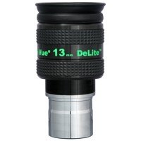 

Tele Vue DeLite Series 13mm Eyepiece, 1.25" Barrel Diameter, 20mm Eye Relief, 62 Degree Apparent Field