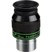 

Tele Vue 19mm Panoptic 1.25" Wide Angle Eyepiece with 68 Degree Field of View.