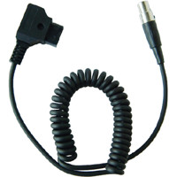 

TV Logic Coiled D-Tap to Mini XLR Power Cable for VFM Monitor, Expanded - 29" Nominal Length