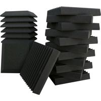 

Ultimate Acoustics UA-KIT-SB2 Studio Bundle II Bevel and Wedge-Style Professional Foam, 12x12x2", 24 Pieces, Charcoal