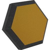 

Ultimate Acoustics Hex Series HX-12KW 12" Hexagonal Foam Wall Panel, Class B, Pair,Butterscotch Vinyl