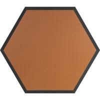 

Ultimate Acoustics Hex Series HX-24OR 24" Hexagonal Foam Wall Panel, Class B, Pair, Orange Viny