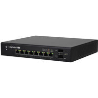 

Ubiquiti Networks EdgeSwitch 8-Port 150W Managed PoE+ Gigabit Switch with SFP