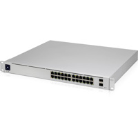 

Ubiquiti Networks UniFi USW-PRO-24-POE Gen 2 Managed PoE 24-Port Gigabit Layer 3 PoE Network Switch with SFP+