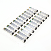 

Cisco Cisco GLC-SX-MM-oc 1000Base-SX SFP Gigabit Interface Converter, 1Gbps Data TransferRate - Lot of 20