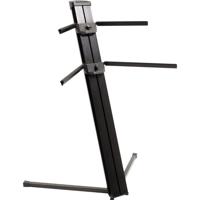 

Ultimate Support Apex AX-1 Two-Tier Portable Column Keyboard Stand, 250 Lbs Capacity, Black