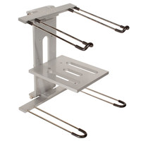 

Ultimate Support JS-LPT400 Multi-purpose Laptop/DJ Stand with Aluminum Double-Tier, 20lbs Capacity, Silver