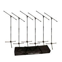 

Ultimate Support JamStands JS-MCFB6PK 6-Pack Tripod Mic Stand Bundle