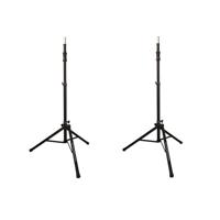 

Ultimate Support 2 Pack TS-100B Air-Powered Series Lift-assist Aluminum Tripod Speaker Stand with Integrated Speaker Adapter
